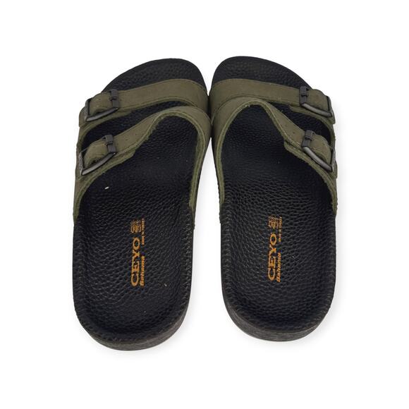 Ceyo Green Double Strap Orthopedic Sandal | 5.5 - Picture 3 of 7